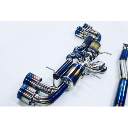 Nissan R35 GTR Linney Titan X Race 102mm Titanium Exhaust with 90mm